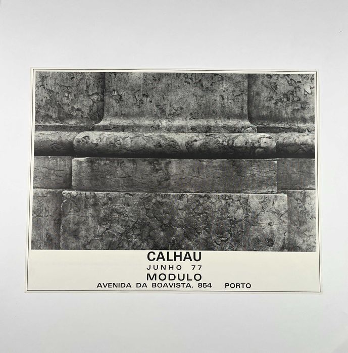 Fernando Calhau Cartaz da exposição Galeria Modulo Porto 1977