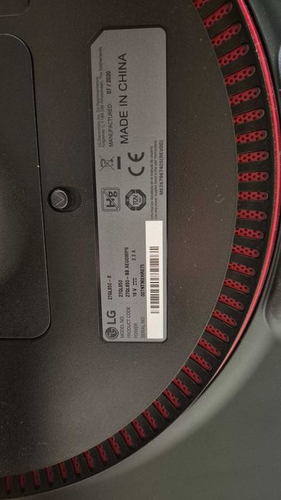 Monitor LG 27” UltraGear Nano IPS 2K HDR 10 144Hz 27GL850