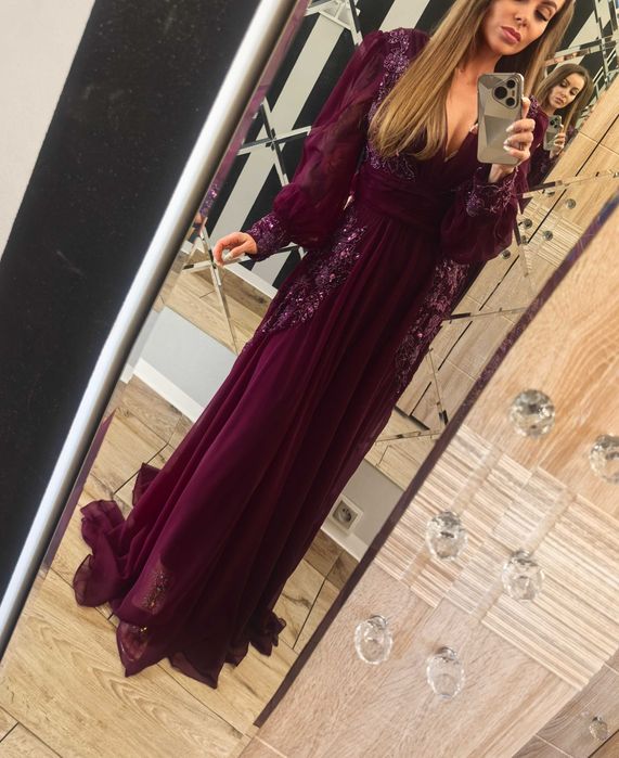 Virgos Lounge przepiękna kryształki cekiny 38 M impreza wesele sylwester