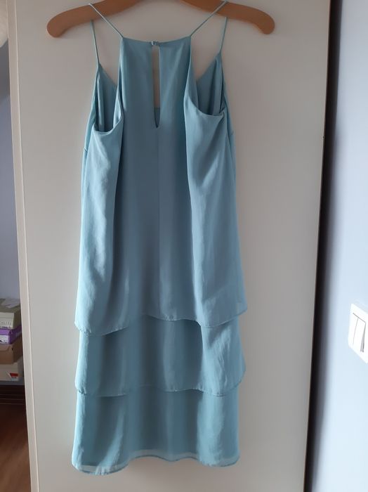 Sukienka mini turkusowe h&m 36