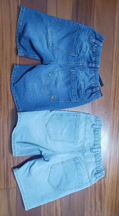 Conjunto de 2 calções da Benetton  - 6/7 anos