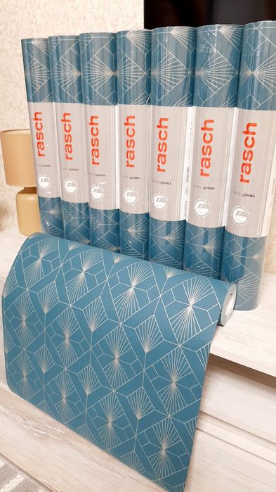 Обои RASCH. Made in Germany. Виниловые на флизе, моющиеся. Не дорого.