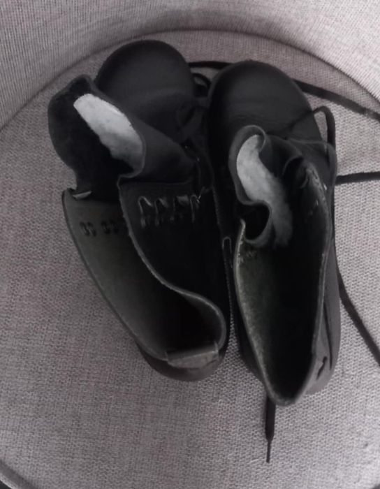 Skórzane buty/glany, r. 39