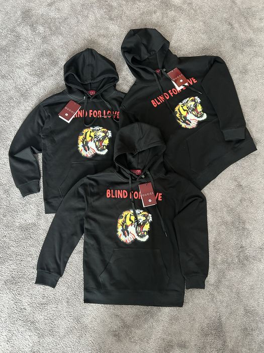 (В Наявності) Худі Gucci Blind for Love з тигром