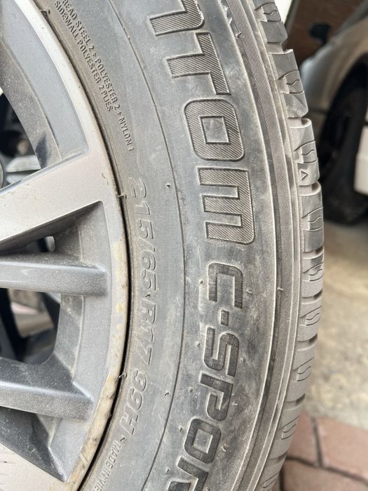 Продам диски r17 з резиною