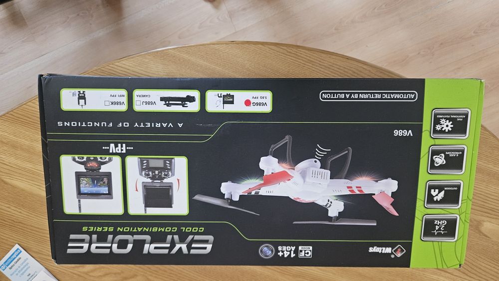 Drone WLtoys V686 Explore – Como Novo