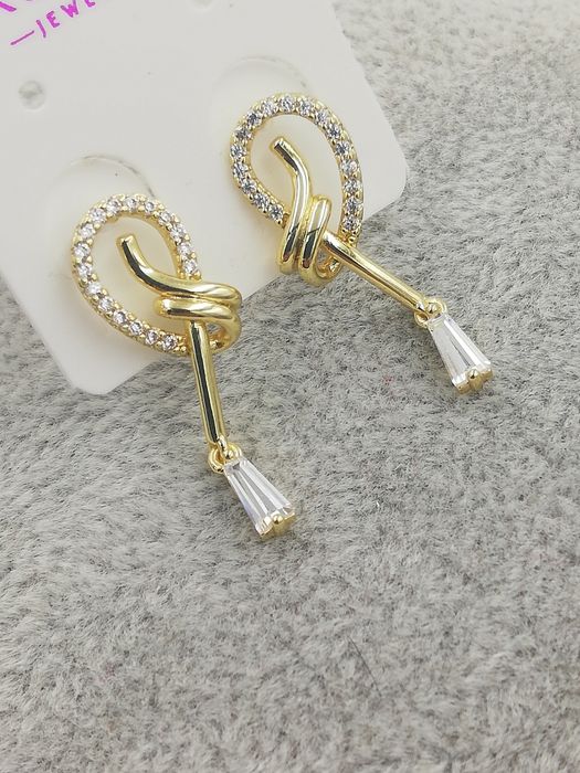 Kolczyki pozłacane 14 k Xuping
