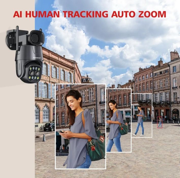 Наружная 4G + WiFi IP камера безопасности Boavision D4W4G8MP4G
Наружна