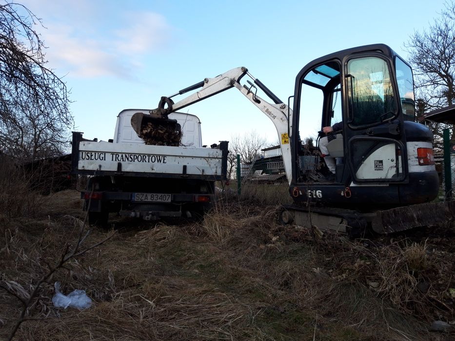 Usługi minikoparką