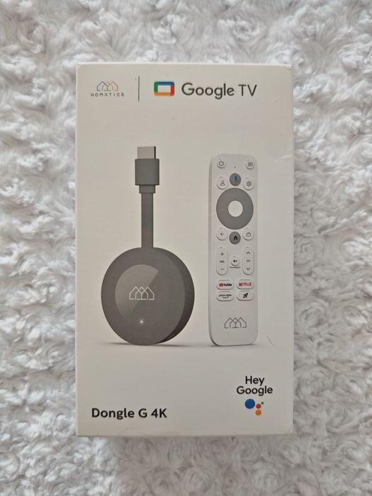 Homatics Dongle G 4K - 32GB -  wejście LAN - Chromecast  - Google TV