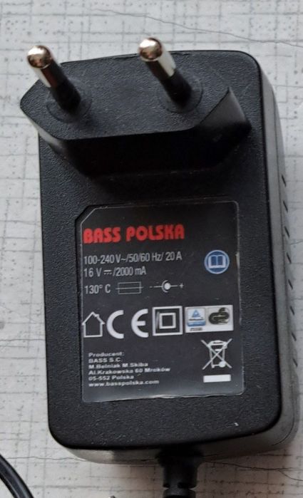 akumulator Bass BP-5312 16V 2Ah z ładowarką