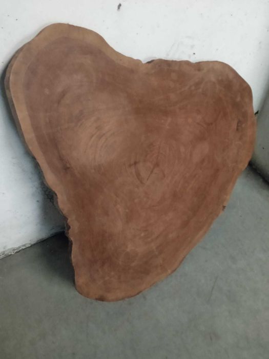 Tampo / Bolacha em Madeira Maciça (Ideal p/ Mesa de Apoio / DIY) – 3 a 5cm Espessura