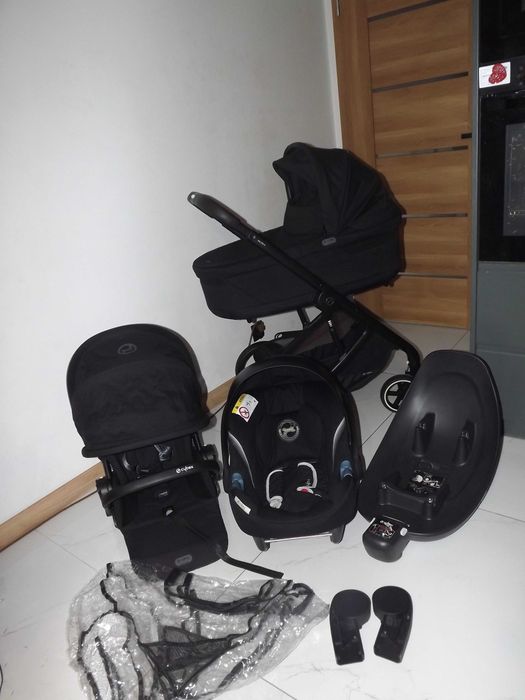 Cybex balios s lux 2.0 moon black 3w1 Baza cybex M pod kolejny Wysylam