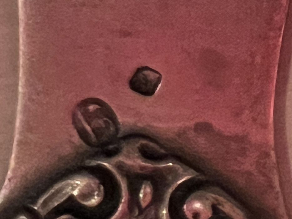 Marcador/abre cartas em prata antigo