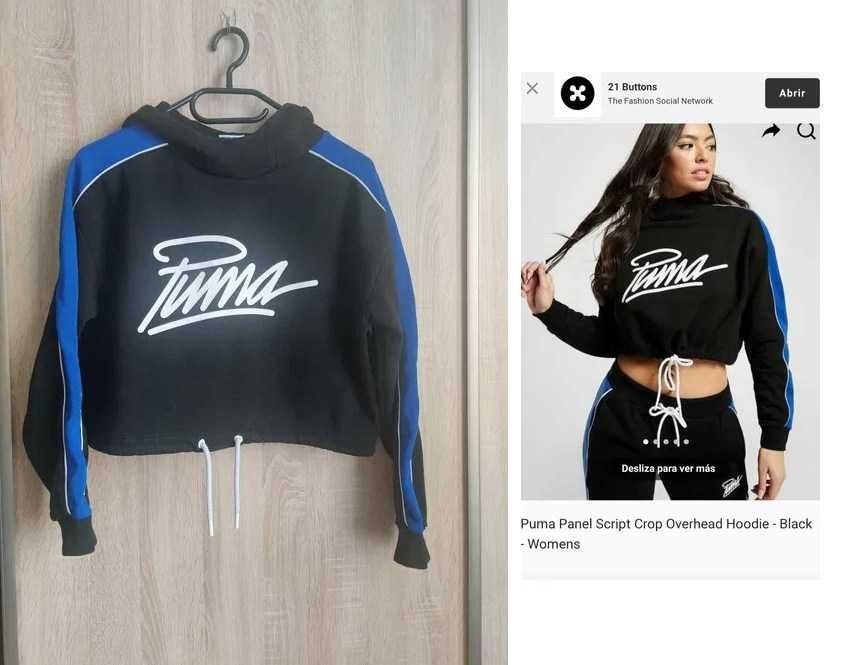 zestaw 2x krótka bluza  XS / S