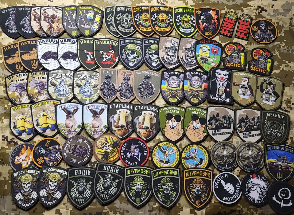 Шеврони під замовлення. Шевроны, нашивки. Принт