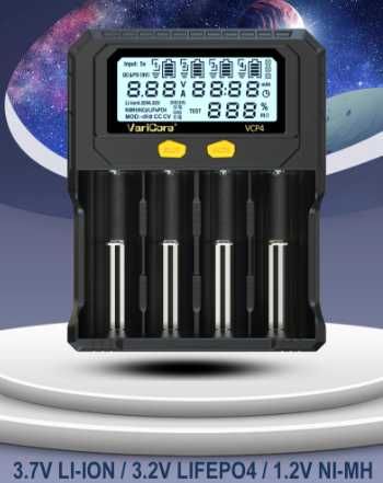 VariCore vcp4 зарядний пристрій 18650 21700 АА LiFePo4 Li-ion Ni-Mh