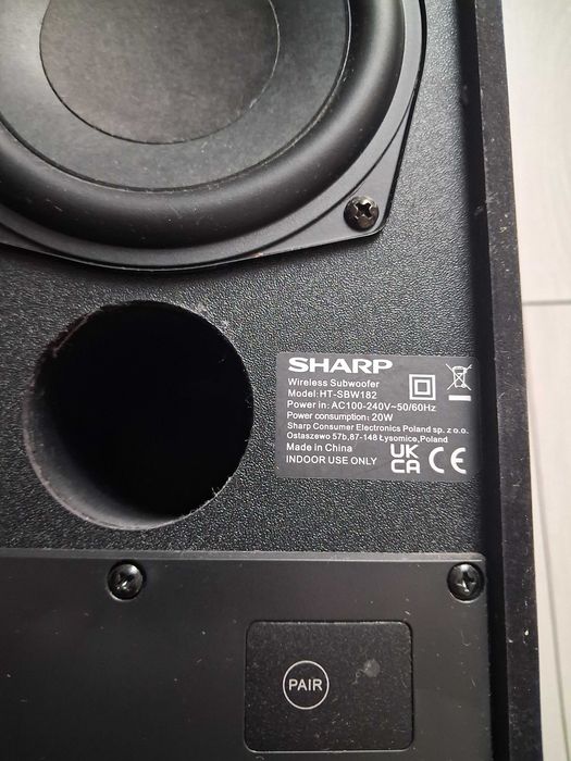 soundbar sharp ht sbw182