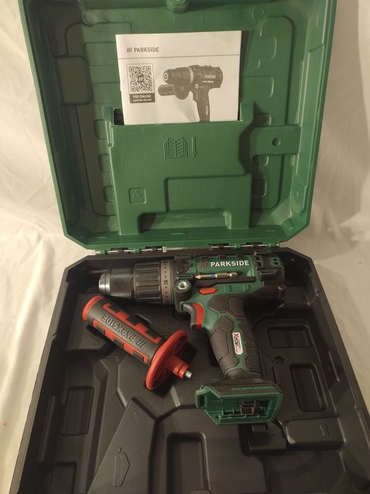 Akumulatorowa Wkrętarka Z Udarem 20v Parkside