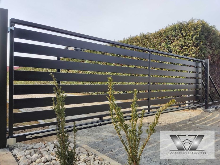 Brama Ogrodzeniowa SUWANA | PRZESUWNA | Palisadowa | Nowoczesna | smb