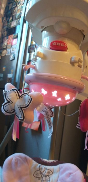 Колыбель - качели Fisher Price с проектором