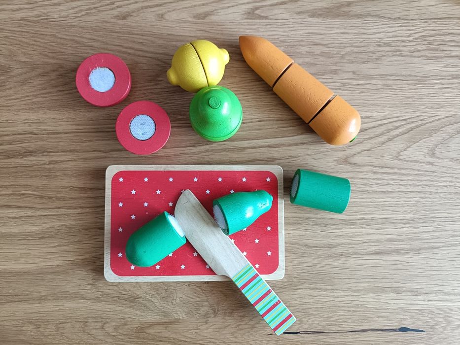 Drewniane warzywa na rzepy Tchibo 2+