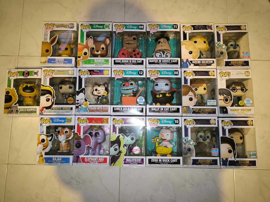 Funkos pop variados