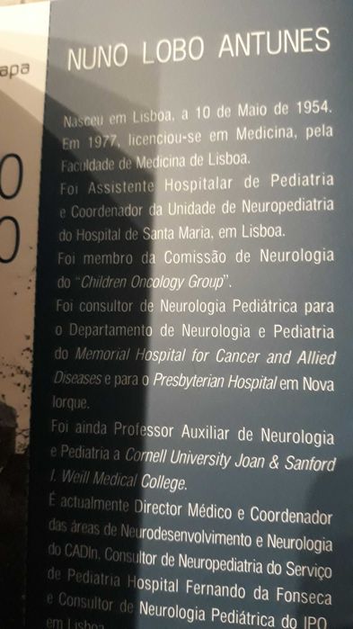 Livro ' Sinto Muito', Nuno Lobo Antunes