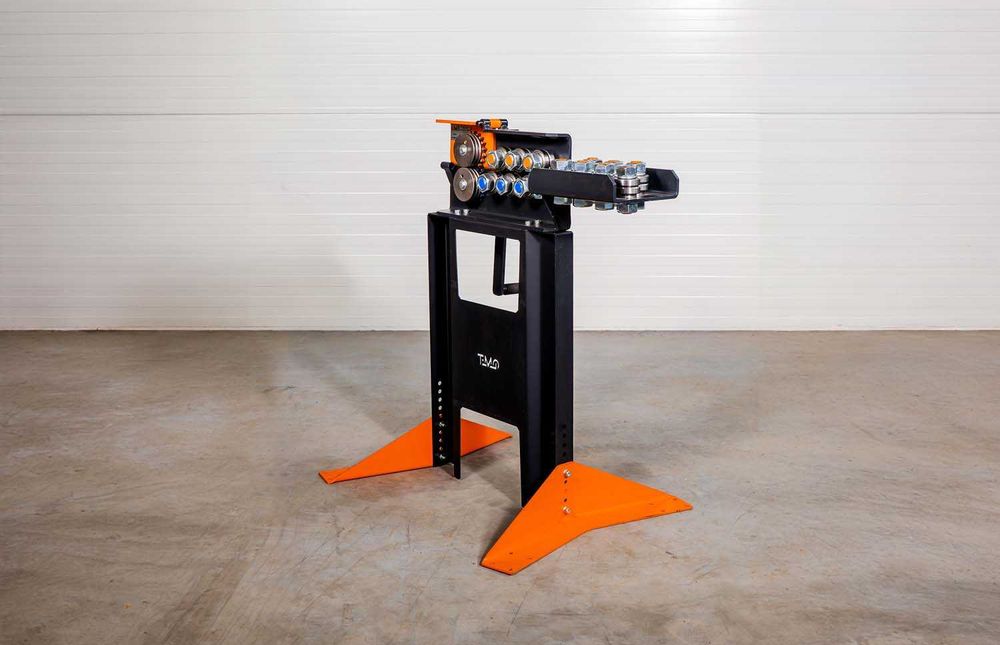 Prościarka do drutu odgromowego 6 i 8 mm od OLMET - 14 rolkowa