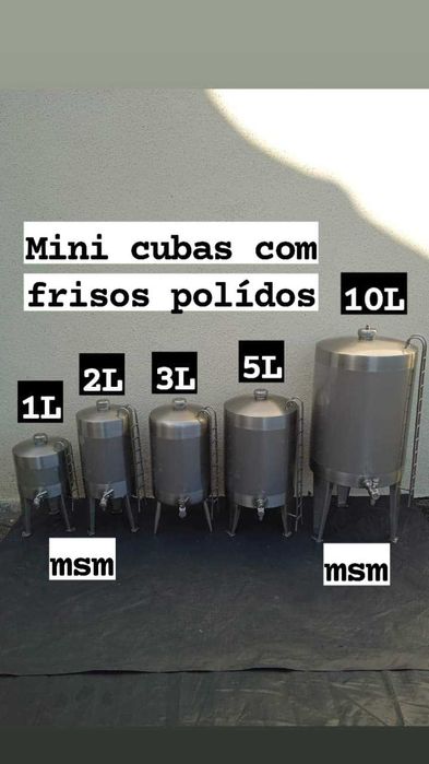 Mini cubas polidas