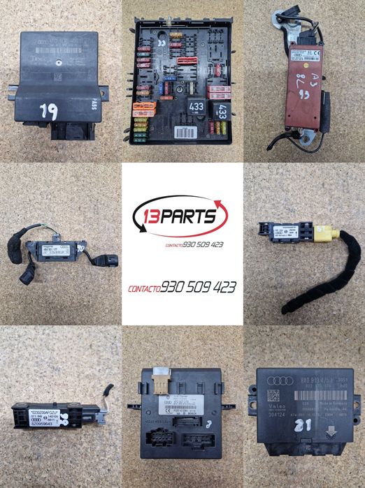 Diversos Modulos Eletronicos Caixas Fusiveis Audi
