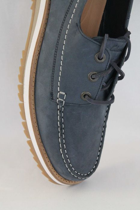 Шкіряні Clarks Durston Lace Navy Nubuck-us-9,5-eu-42,5-устілька-27,5см