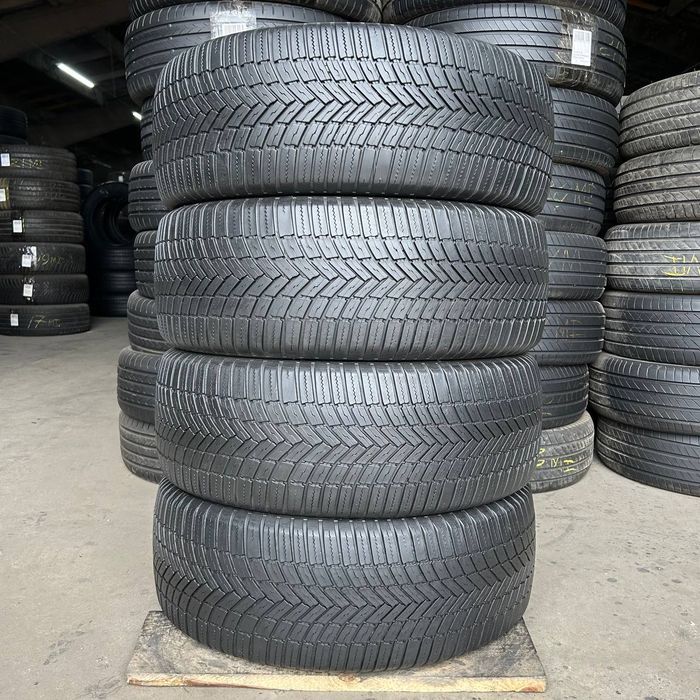 235/55 R18 Bridgestone WeatherControl A005 EVO всесезонні шини бу протектор 5 мм