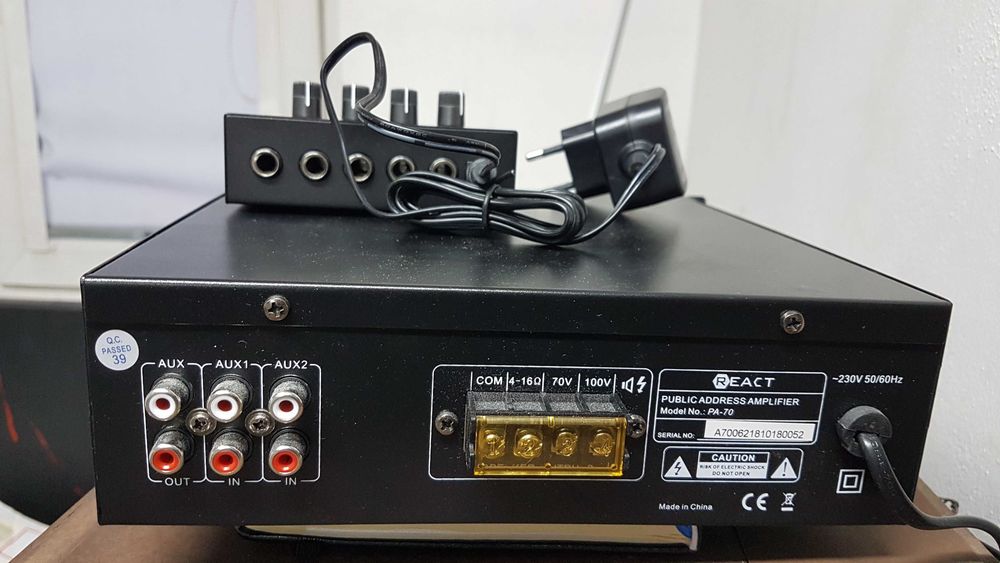 Wzmacniacz 100 V 150 W Koda React PA-70