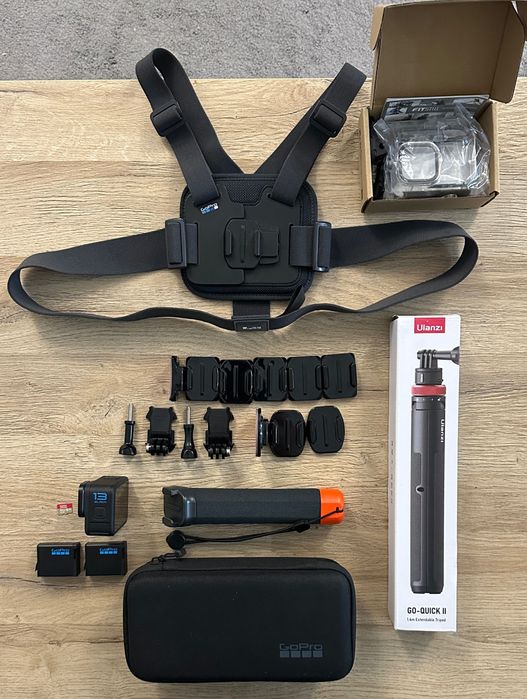 Impecável GoPro HERO 13 Black + Kit Completo *Como Novo*
