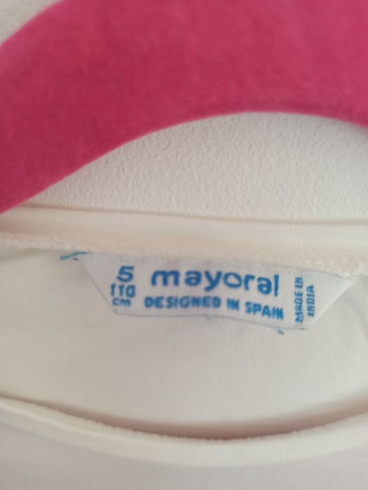 Bluzka dziewczęca krótki rękaw Mayoral r.110