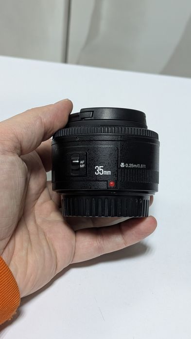 Об'єктив Yongnuo 35mm f/2 Canon
Об'єктив Yongnuo 35mm f/2 Canon