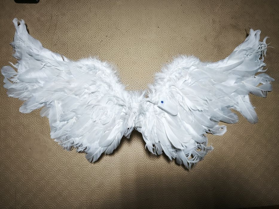 Asas anjo para criança com led