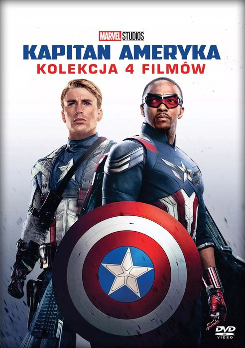 Kapitan Ameryka 1-4, Płyta Dvd.