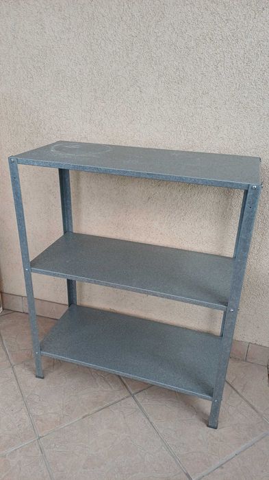 metalowy mały regał / półka stojąca  Hyllis  IKEA na  balkon, ogród lub inne