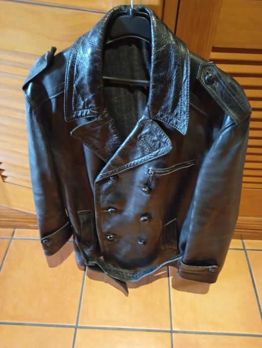 Vendo Blusão cabedal motard, vintage anos 70 ,