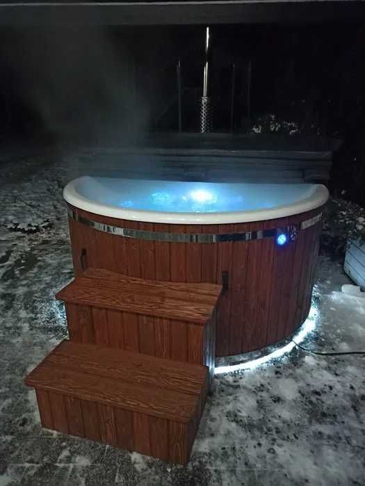Виробники чанів джакузі. Мобільний чан Басейн Купіль на дрова Баня