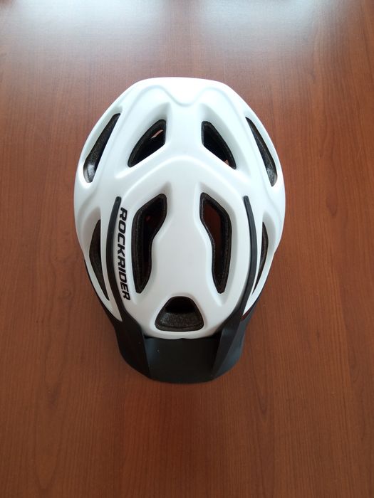 Kask rowerowy Rockrider B'TWIN  ST 100 White roz. 53-57 cm.