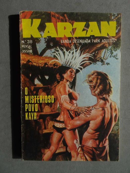 Livro Banda desenhada erótico Karzan nº 38