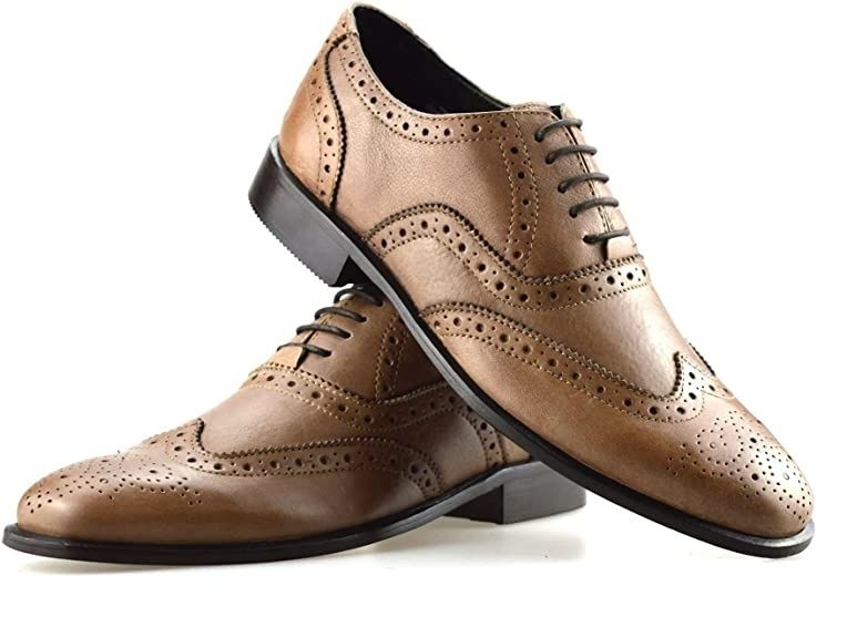 Продам нові шкіряні туфлі броги від Allessandro Nerini 43/9 р.