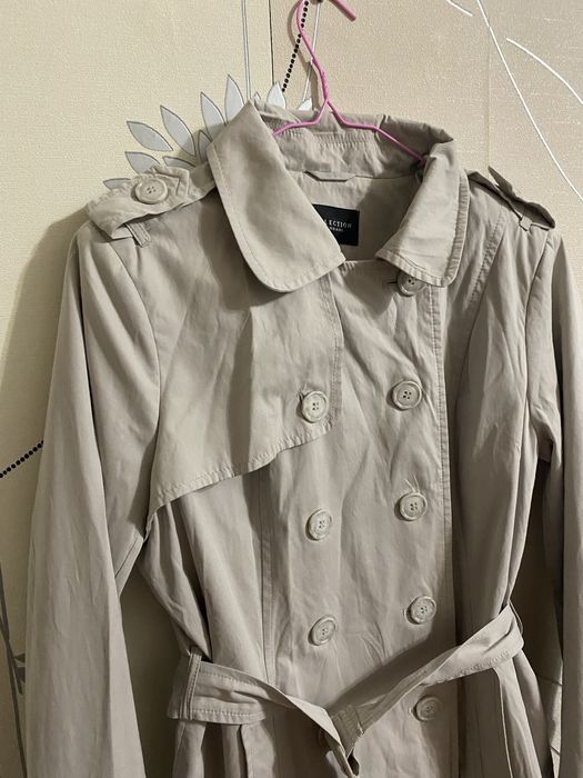 Плащ тренч Debenhams серый тренч