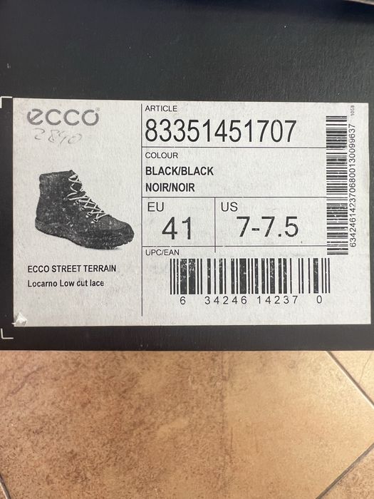 Ботинки зимние мужские Ecco, 41 размер