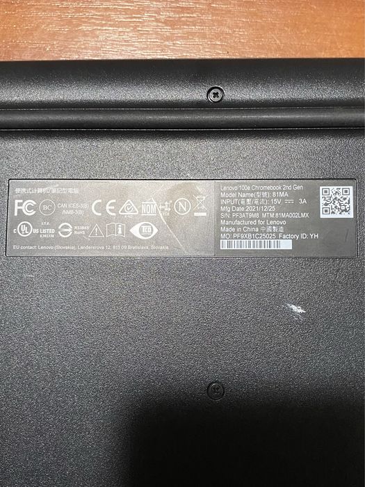 Lenovo Chromebook 2nd Gen 11.6"/3/32GB SSD! D935