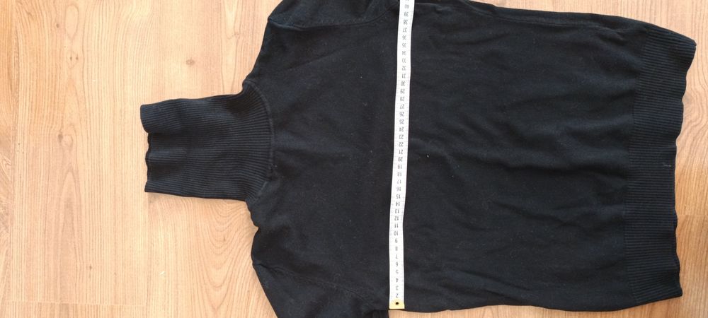 Golf  rS/M czarny dzianina damski