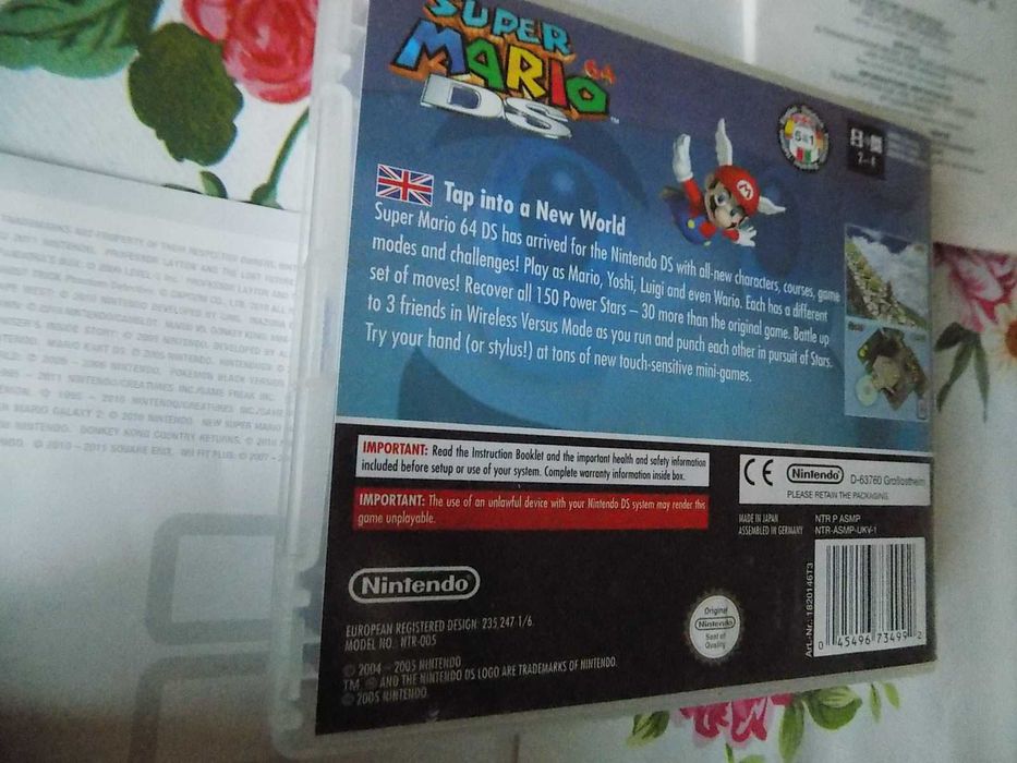 Super Mario 64 DS na Nintendo DS, DSi, 3DS 3DS XL, New 2DS, New 3DS XL